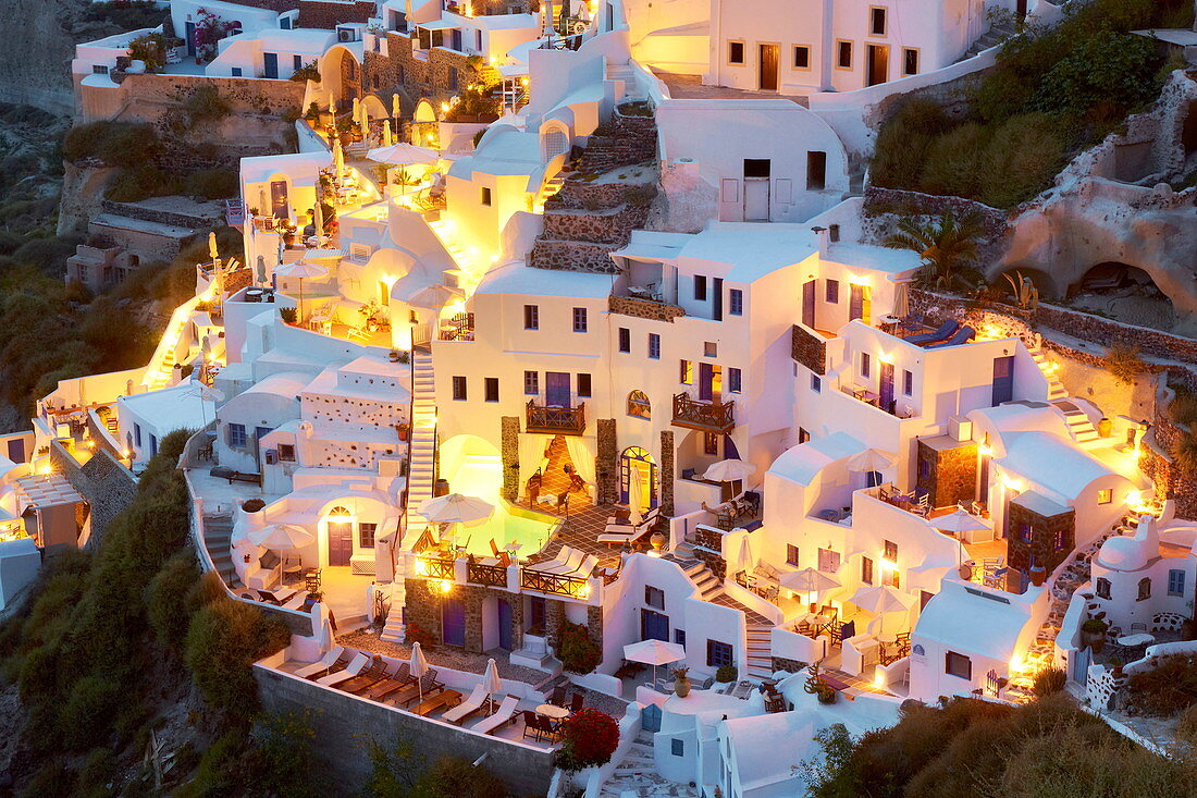 Oia village, Santorini Island, Cyclades, Greece