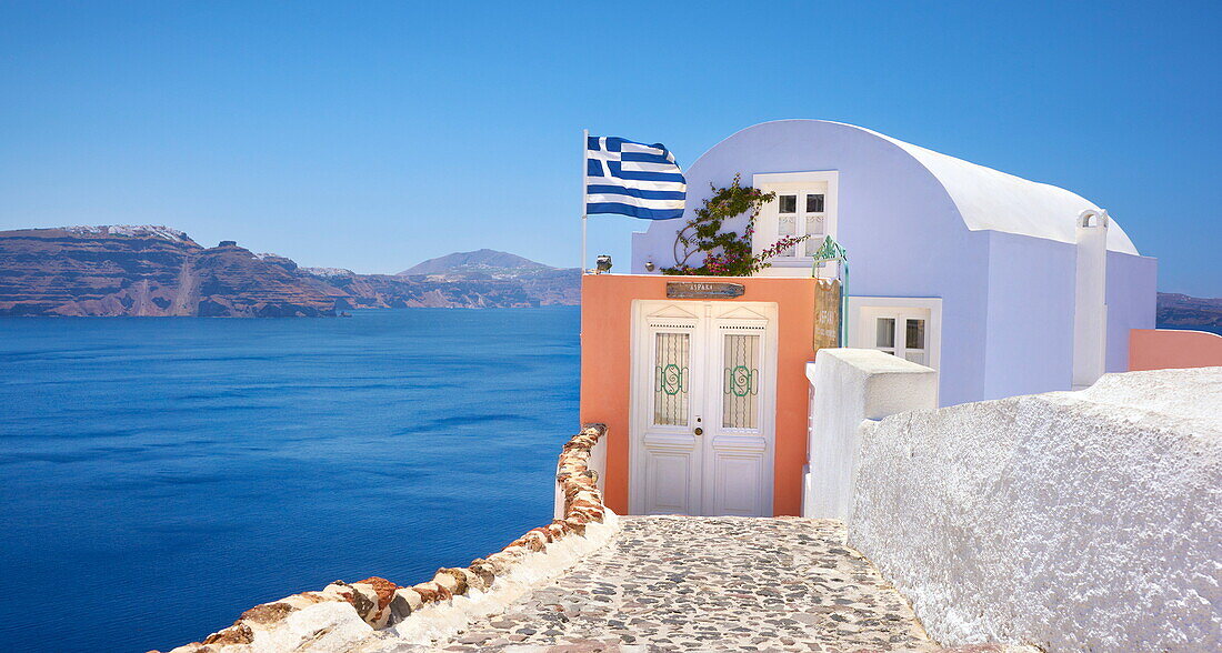 Oia village, Santorini Island, Cyclades, Greece