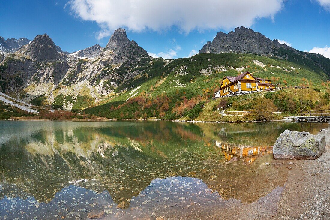 Green Pond, Kiezmarska Valley, Tatra National Park, Slovakia, Europe