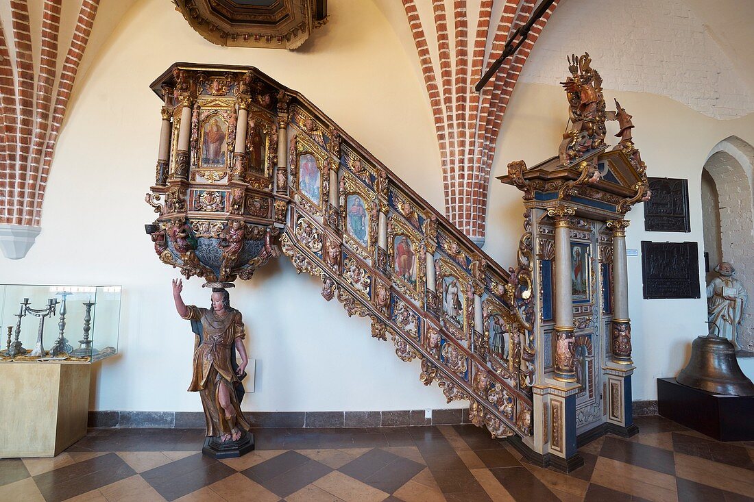 Duke´s Castle in Darlowo - interiors, West Pomerania, Poland, Europe