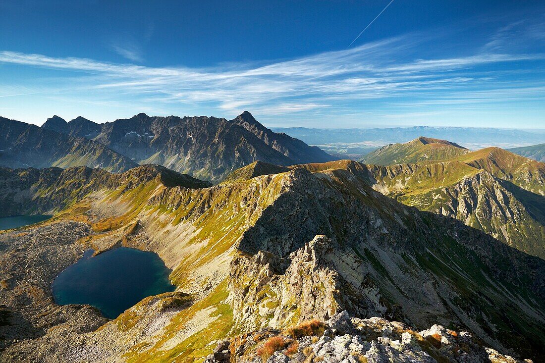 View from Swinca Peak, Tatra National Park, Poland, Europe