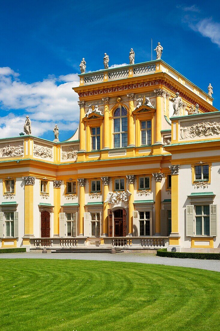 Warsaw, Wilanow Royal Palace, Poland, Europe