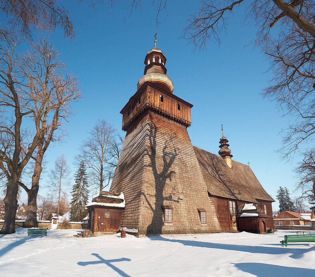 Wooden church in Rabka, Poland, Europe