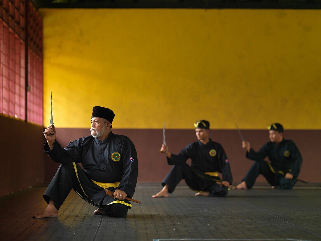 A Silat Master preforming the Malaysian … – License image – 70412039 ...