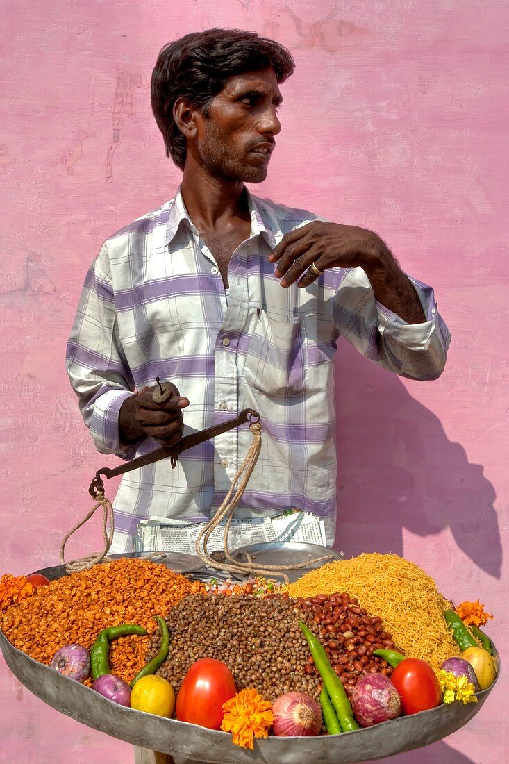 Street Vendor, Pushkar, Rajasthan, India