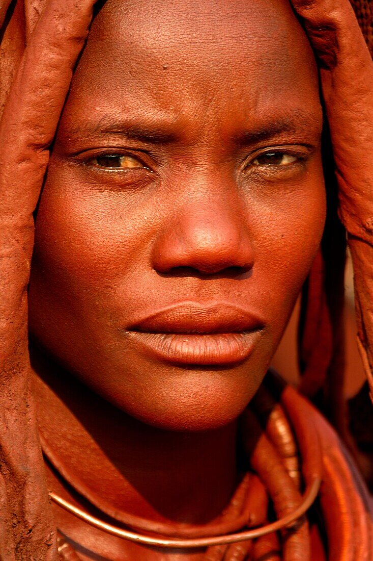 Himba woman, Kaokoland, Kunene region, Namibia