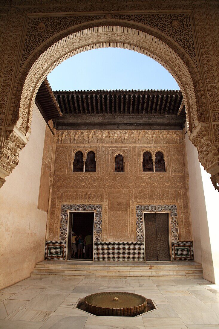 Golden Room, Palacios Nazaries, Alhambra, Granada, Andalusia, Spain