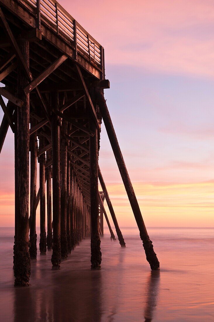 Pier at Hearst Memorial State Beach, San Simeon, California