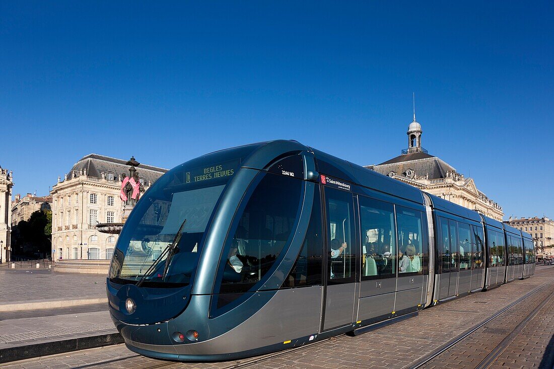 Streetcar of Bordeaux, Aquitaine, France