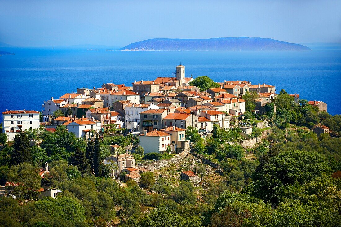 Beli hill town, Cres Island, Croatia