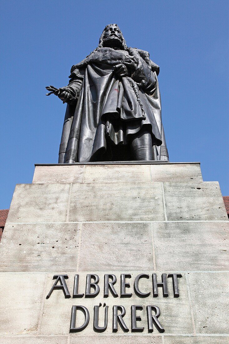 sculpture of Albrecht Dürer, Nuremberg, Germany