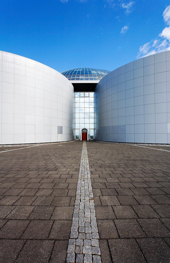 Perlan, the pearl, home of the Saga Museum and hot water storage for Reykjavik, Iceland