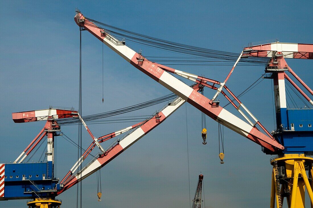 Italy, Venice, Marghera industrial district.