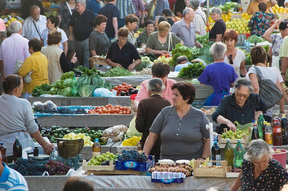 Daily market, Sibenik, Croatia