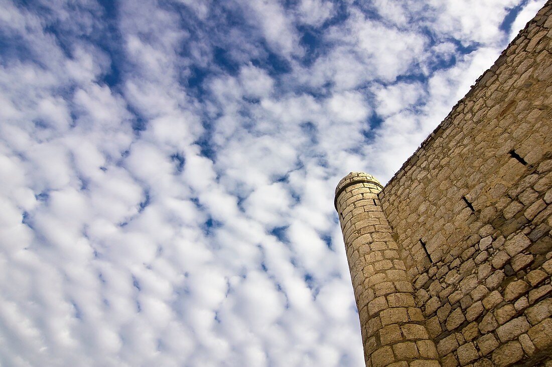 Walls of the medieval town of Morella – Els Ports - Castellon province – Comunidad Valenciana – Spain - Europe