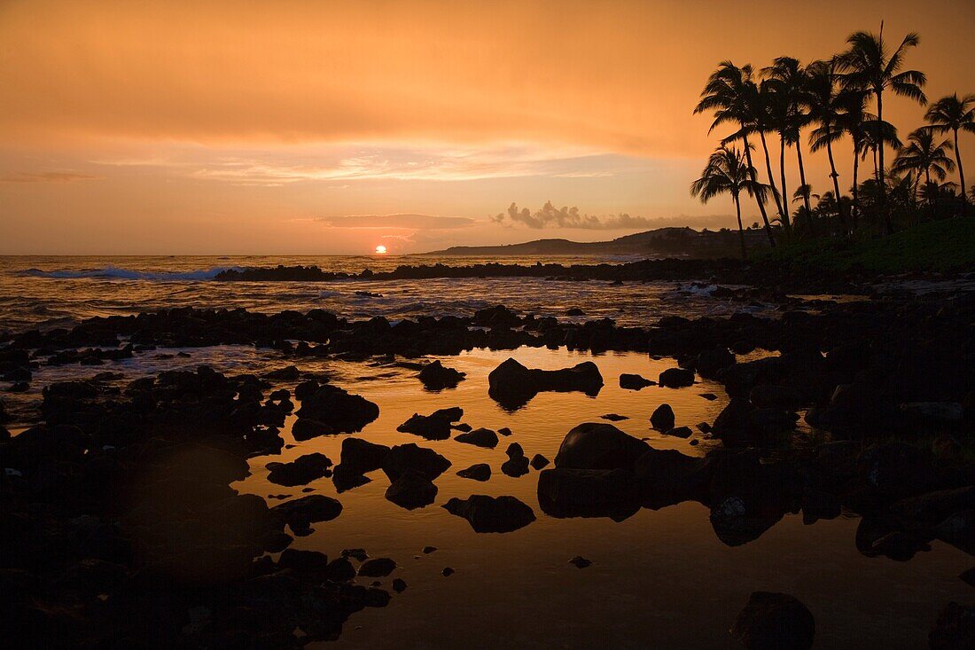 Sunset, Poipu, kauai, Hawaii