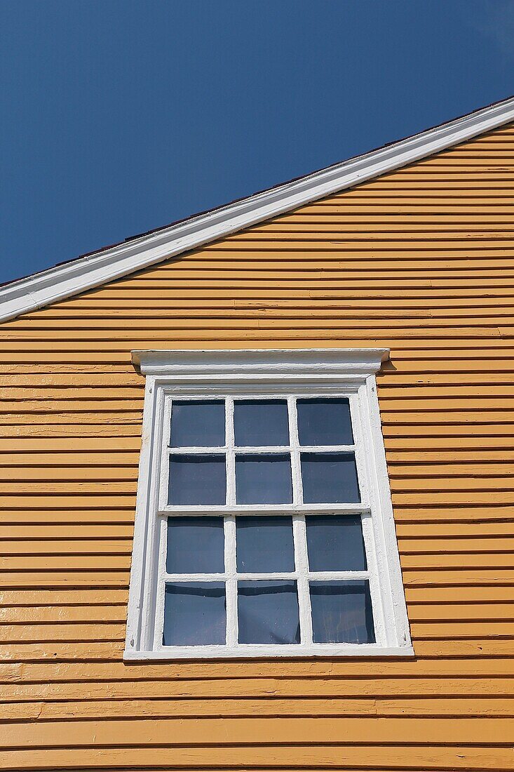 A window in the Wentworth-Coolidge Mansion, Portsmouth, New Hampshire, United States