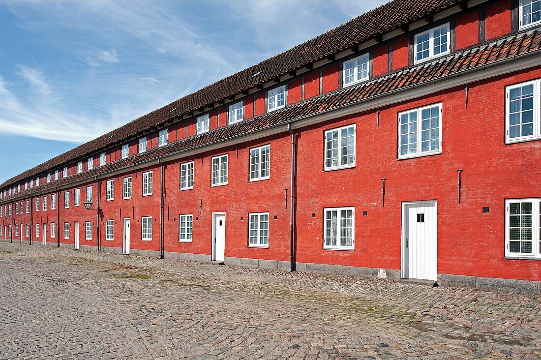 Soldiers rooms at the Kastellet, one of the best preserved fortifications in Northern Europe. Copenhaguen. Denmark, Europe