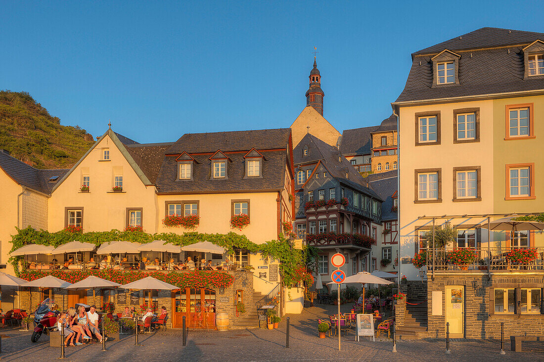 Restaurants at Beilstein, Moselle, Rheinland-Palatine, Germany