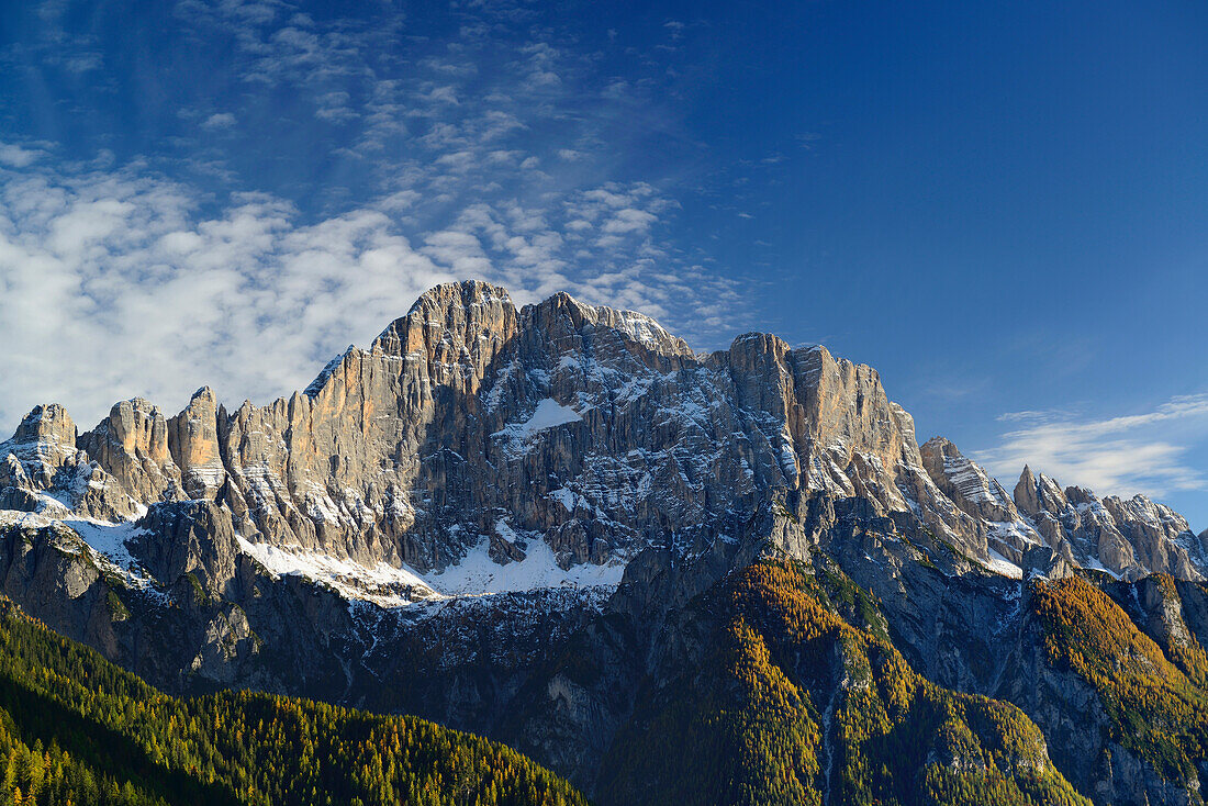 Civetta with northwest face, Dolomites, UNESCO World Heritage Site Dolomites, Veneto, Italy