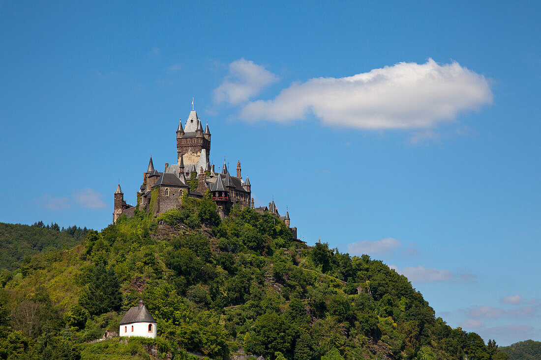 Reichsburg near Cochem, Mosel river, Rhineland-Palatinate, Germany