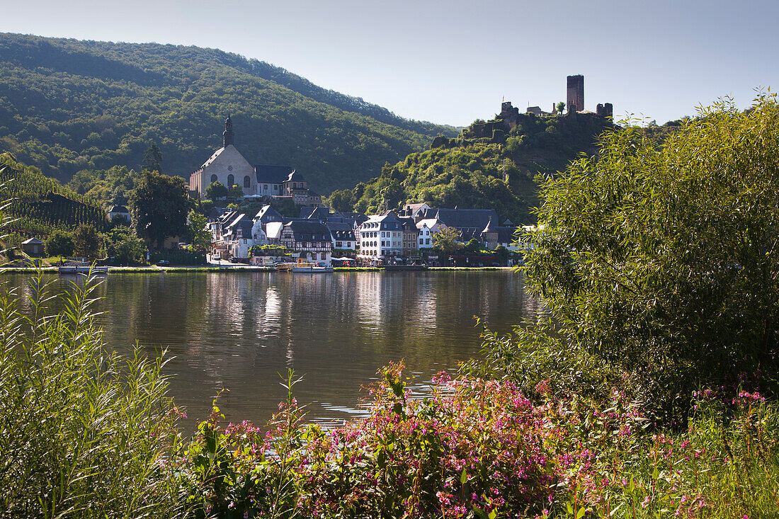 Beilstein and Metternich castle, Mosel river, Rhineland-Palatinate, Germany