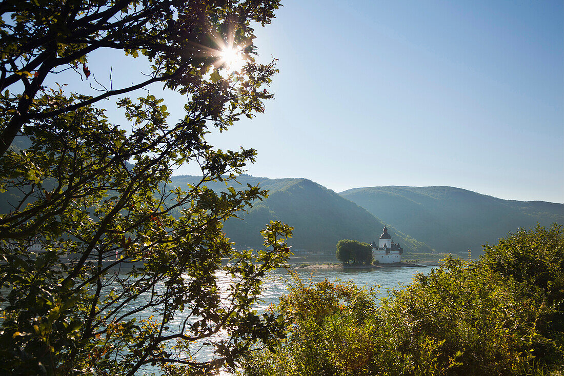 Pfalzgrafenstein castle, near Kaub, Rhine river, Rhineland-Palatinate, Germany