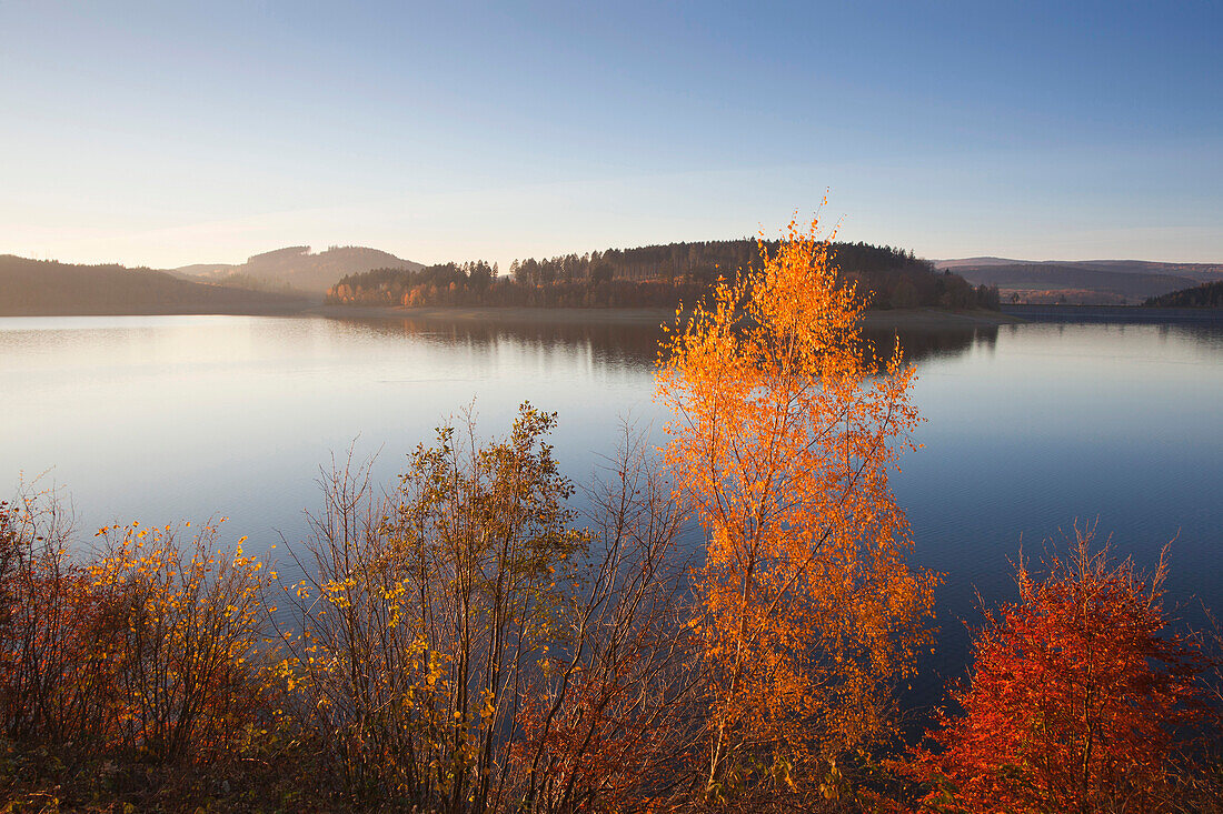 Biggesee, bei Attendorn, Sauerland, Nordrhein-Westfalen, Deutschland