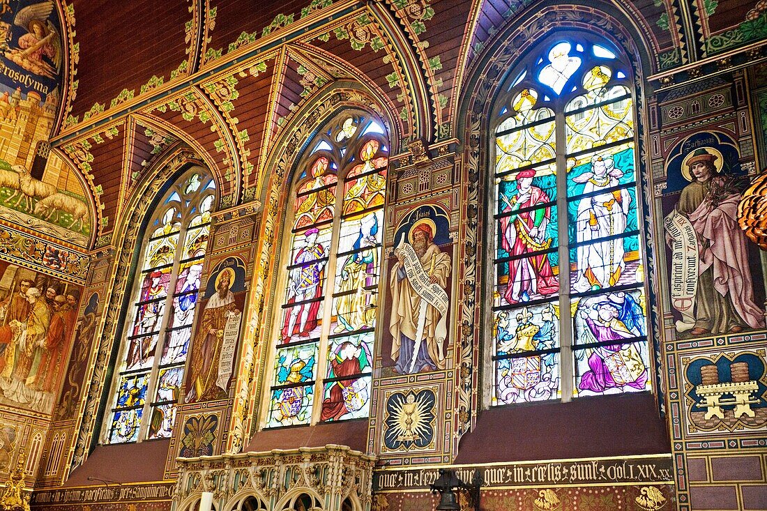 Basilica of the Holy Blood Heilige Bloed Basiliek, Brugge, Bruges, Flanders, Belgium.