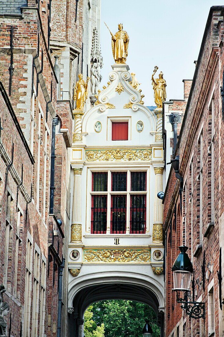 Brugse Vrije palace of the liberty of Bruges, Brugge, Bruges, Flanders, Belgium.