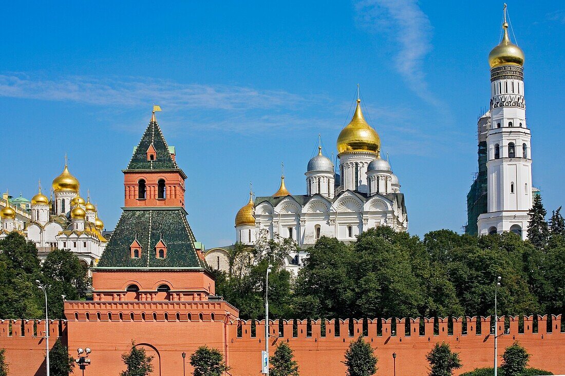 Bell tower of Ivan the Great, XVI and XIX century  Moscow Kremlin, Moscow, Russia.