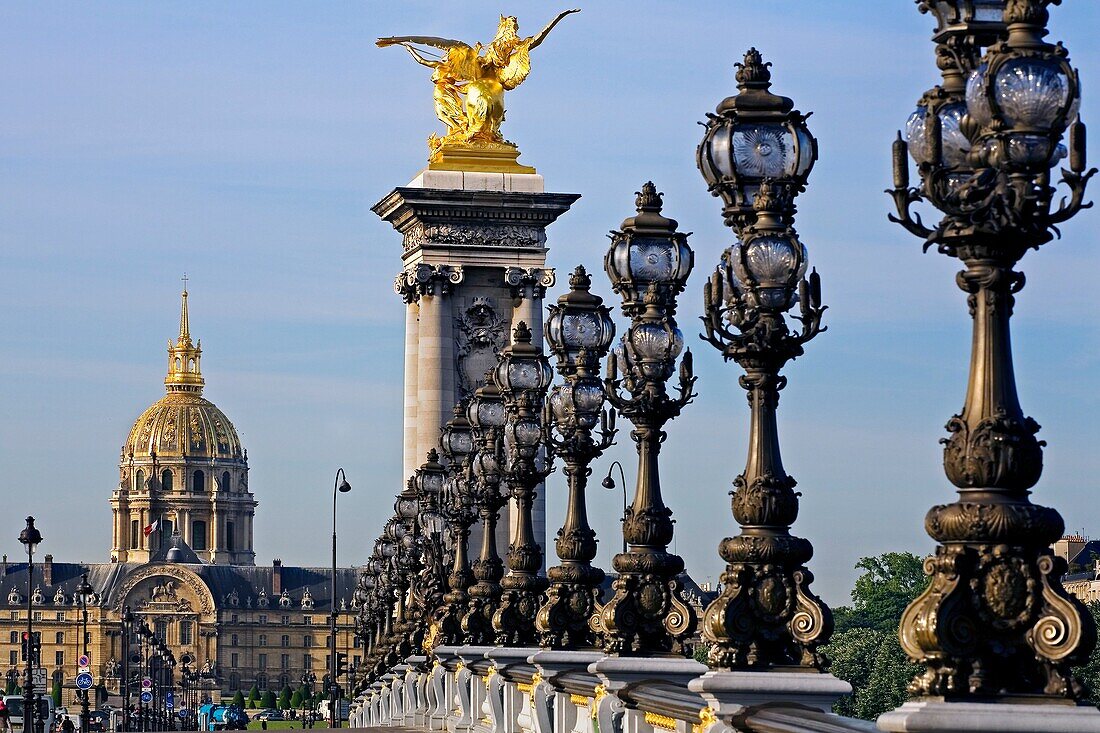 Alexandre III Bridge, Paris  France.