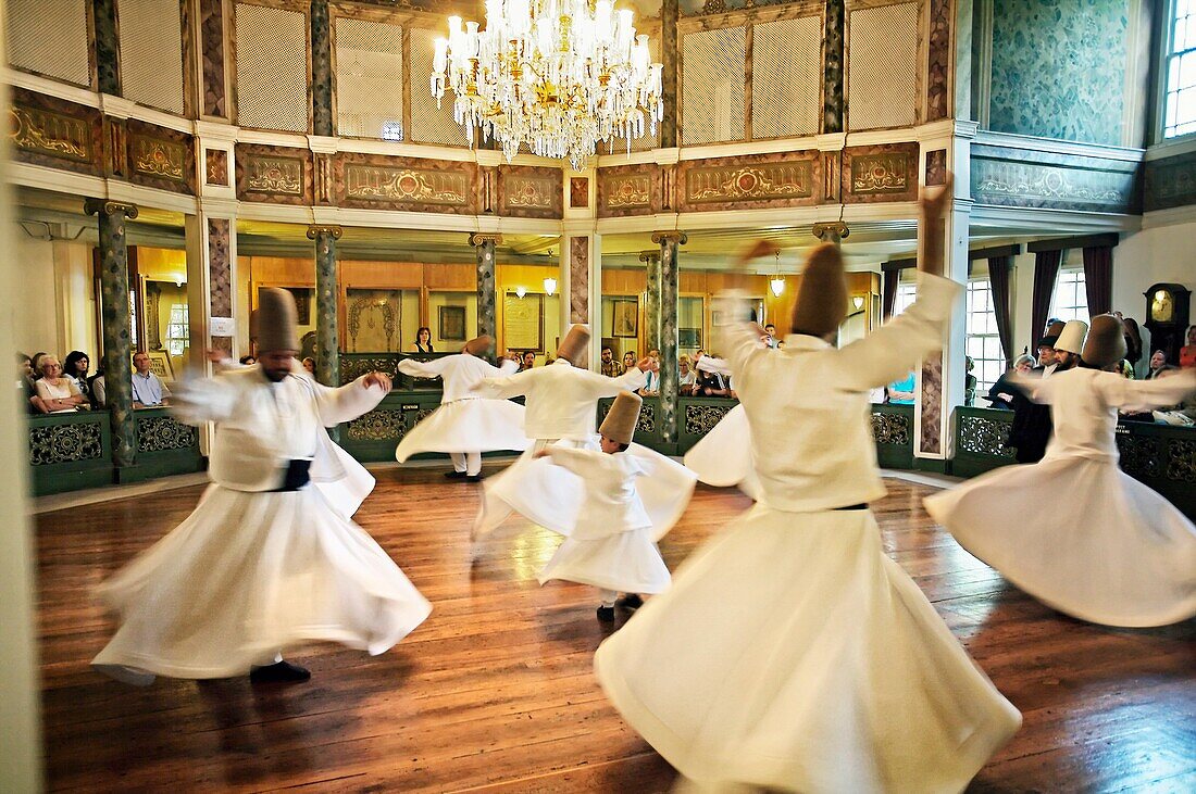 Whirling Dervishes  Istanbul  Turkey.