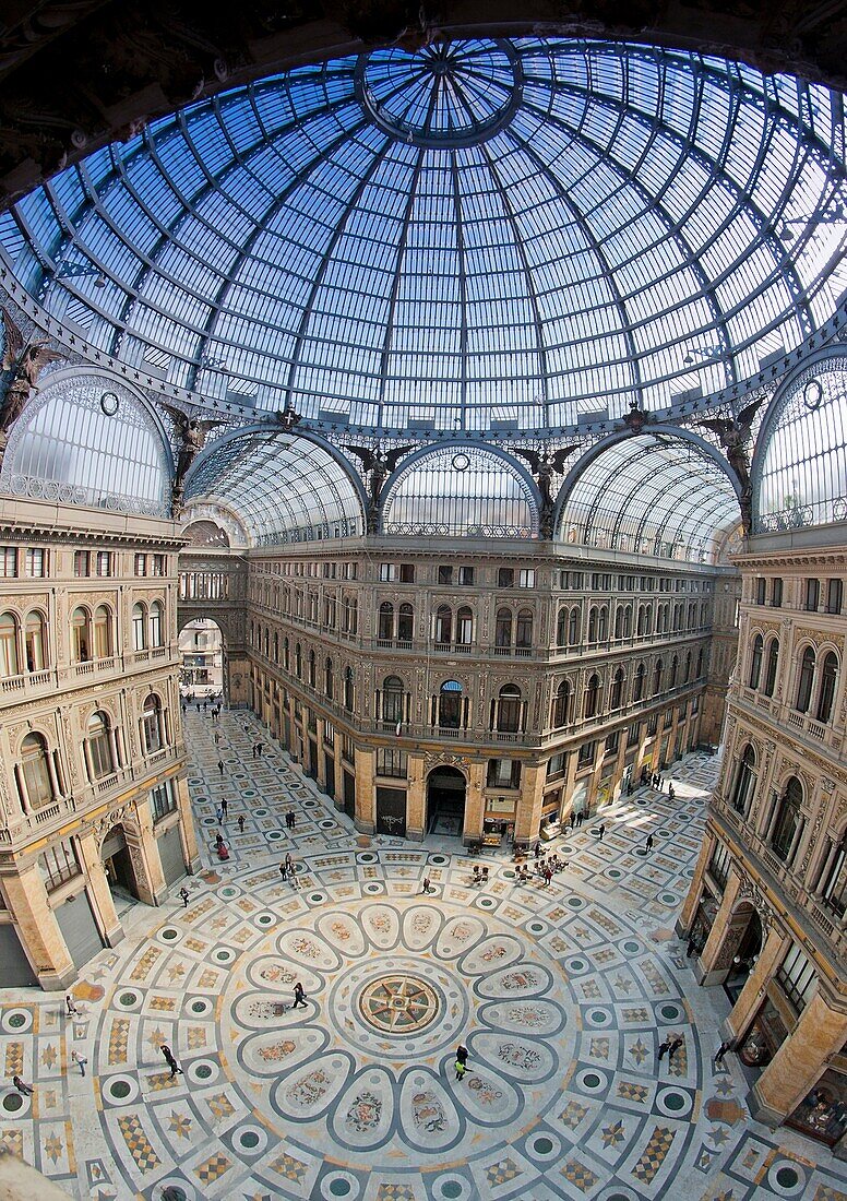 Italy - Campania - Naples - The gallery Umberto I