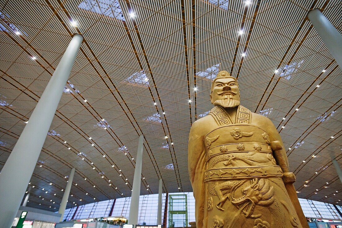 China,Beijing,Interior of Beijing International Airport