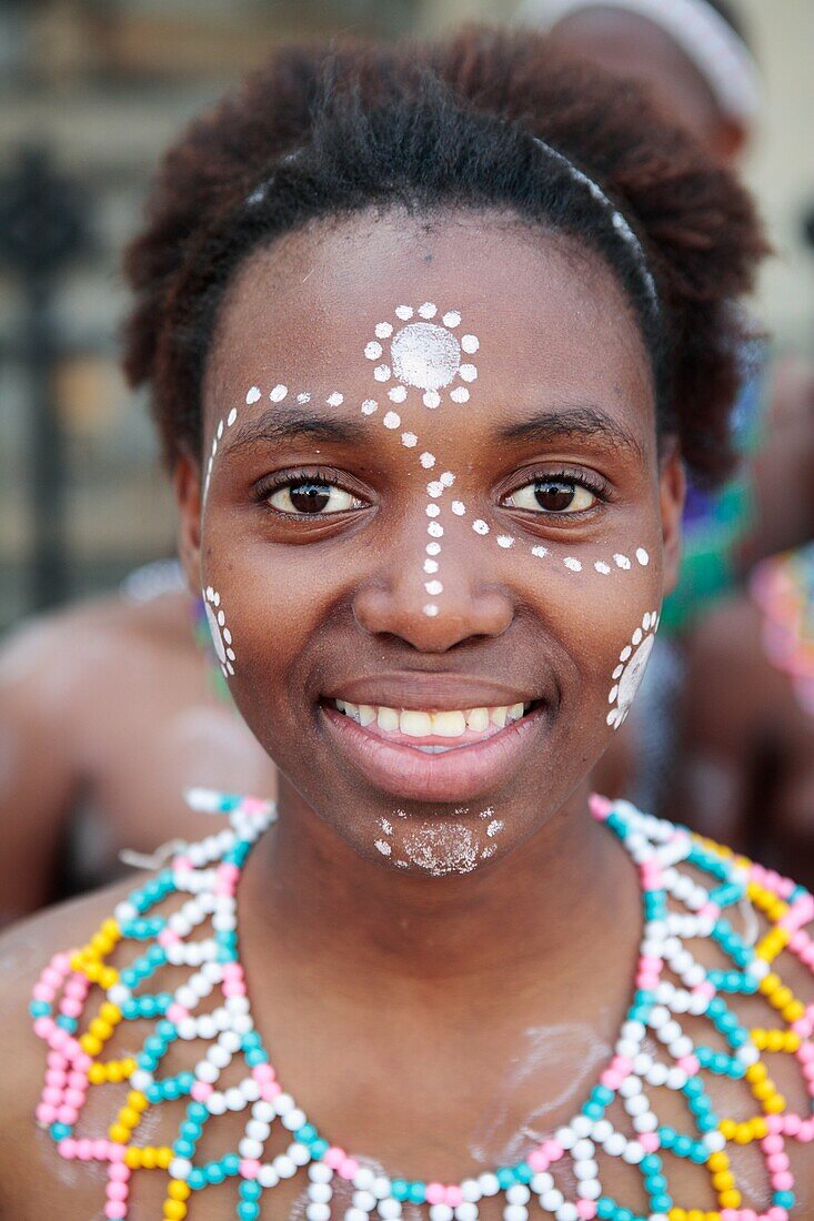 Portrait of Xhosa Woman, Grahamstown, Eastern Cape, South Africa