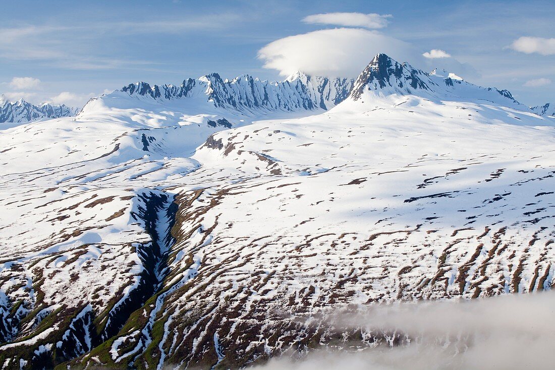 Mountains near Valdez, Alaska, U S A