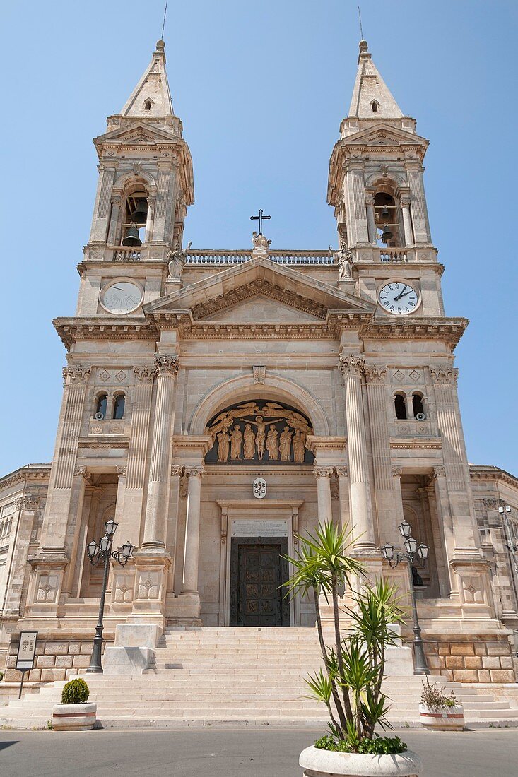 Basilica Minori Dei Santi Cosma E Damiano, Alberobello, province of Bari, in the Puglia region, Italy