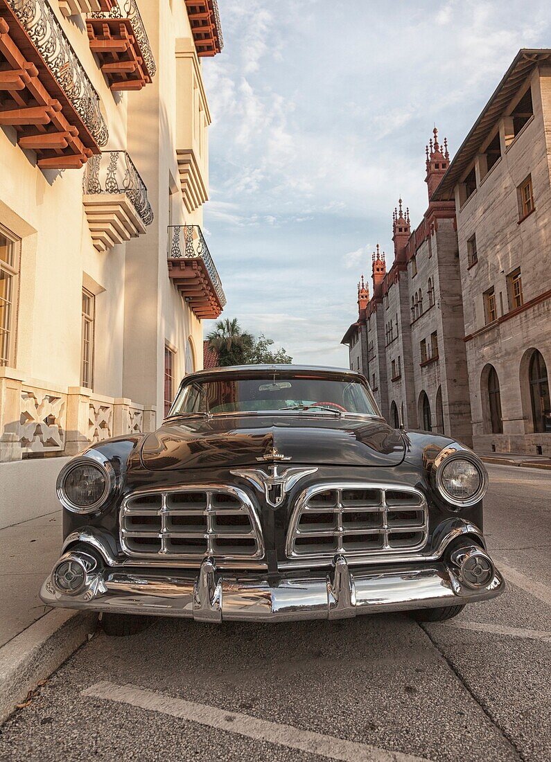 1956 Chrysler Imperial parked on the street  St  Augustine, FL, USA