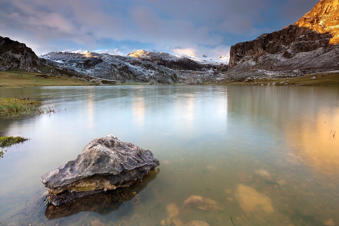 Lake Ercina, Covadonga, Picos de Europa National Park, Asturias, Spain