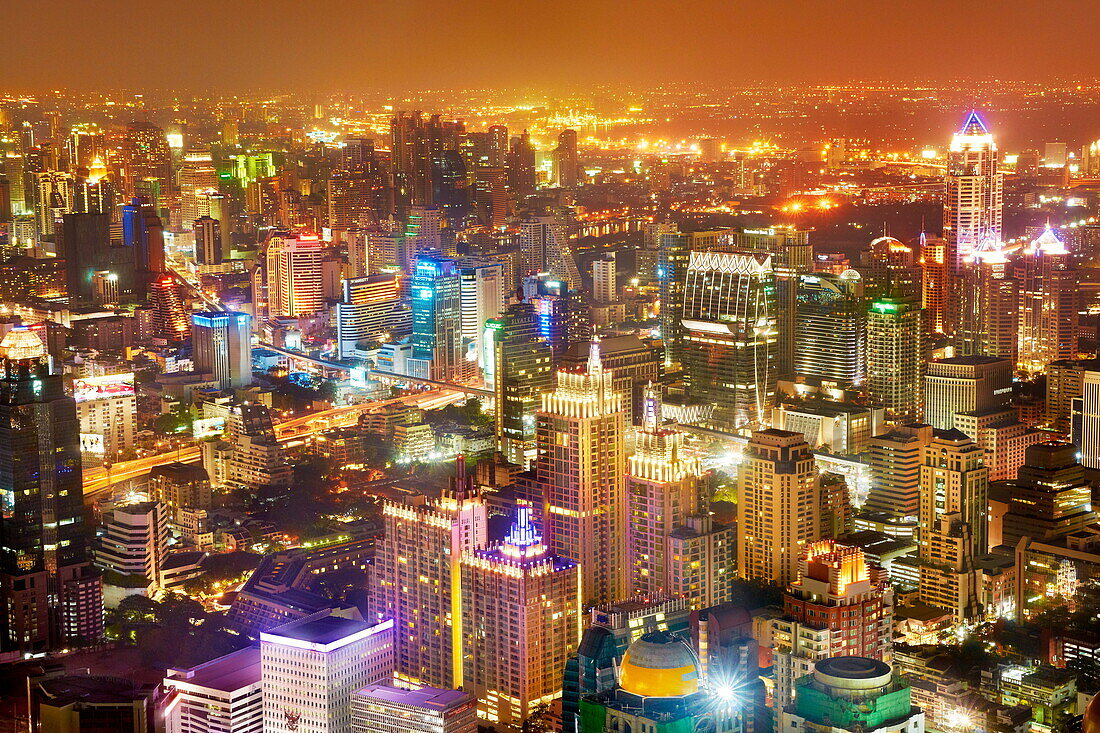 Thailand, Bangkok, view from Bayoke Sky Tower