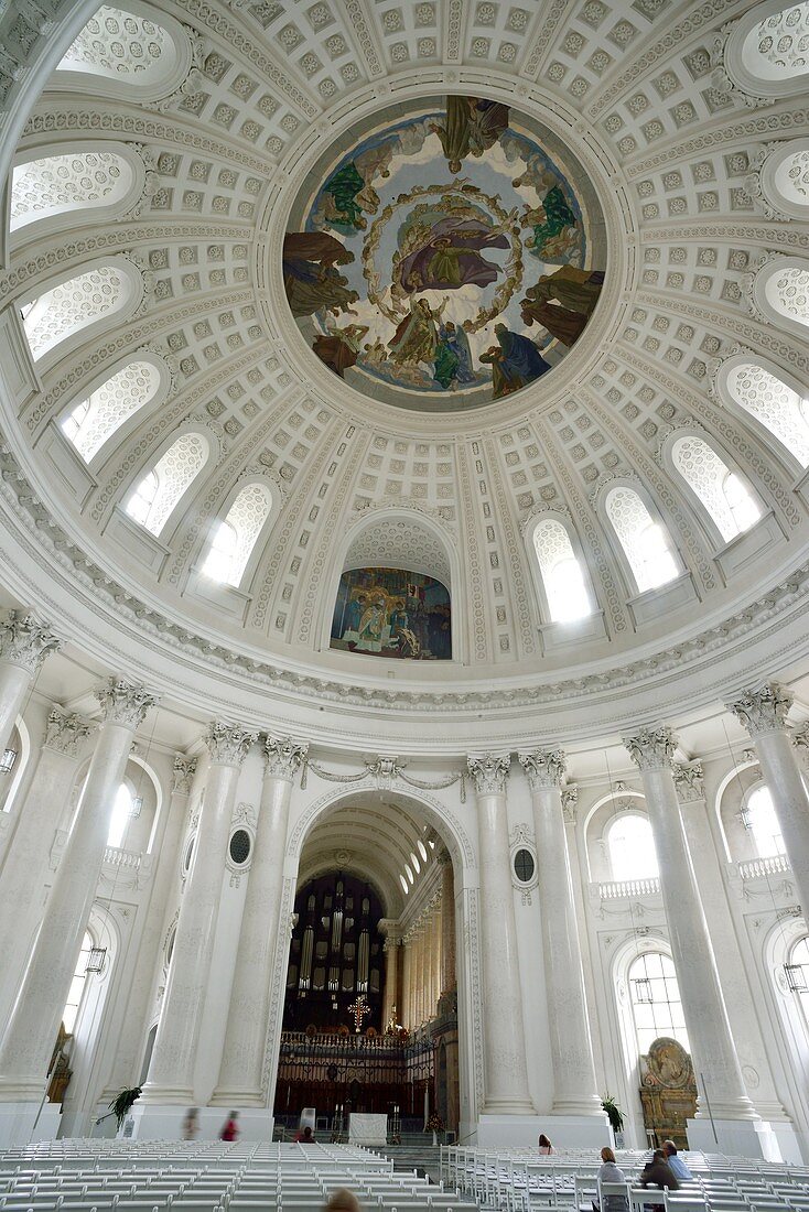Inside the Cathedral of Sankt Blasien, Black Forest, Germany