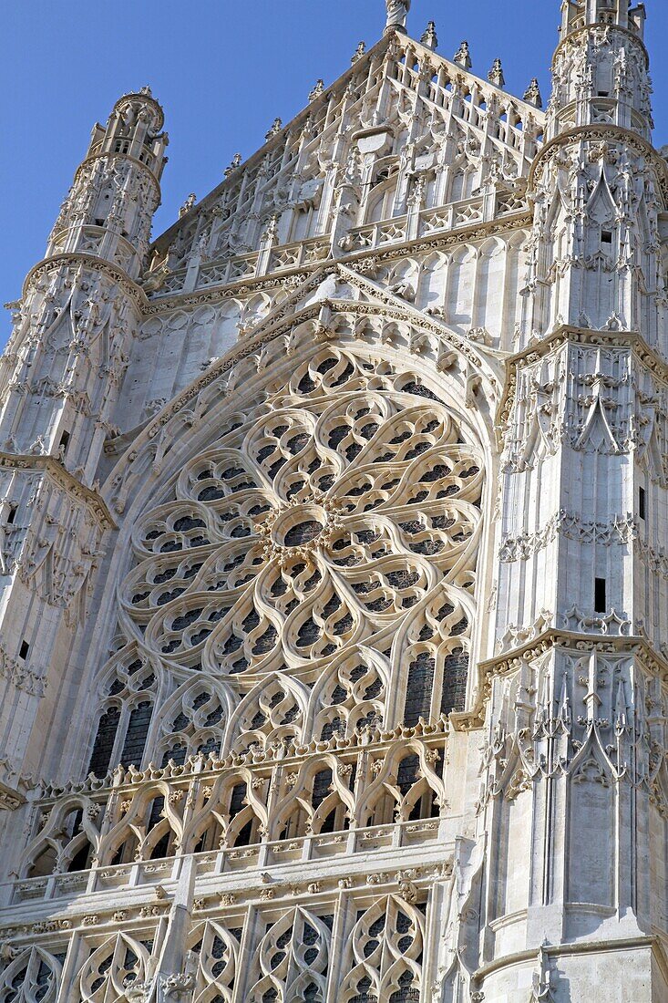 Aussen, Beauvais, Denkmal, Europa, Fassade, Frankreich, Gotisch, Kathedrale, Kirche, Saint Pierre, YF8-1732787, AGEFOTOSTOCK 