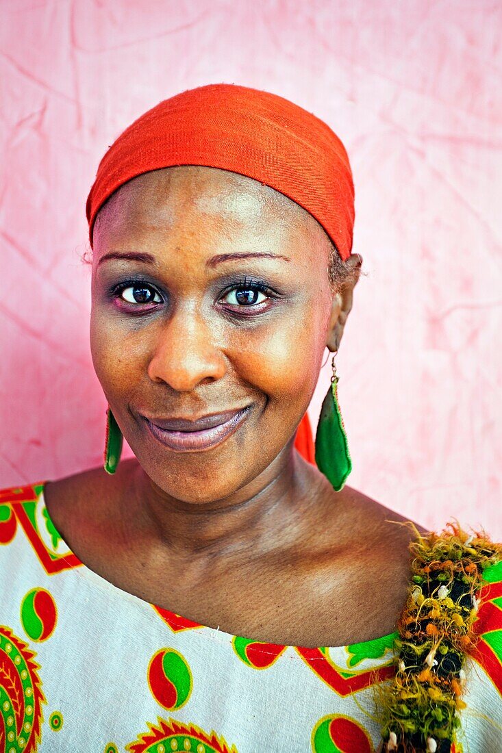 Woman, Bocas del Toro town, Colon island, Bocas del Toro province, Caribbean sea, Panama