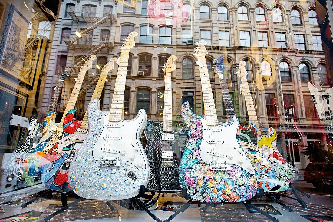 Rudy´s guitars, 461 broome street, Soho, Manhattan, New York City USA