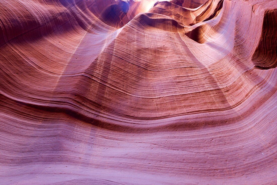 United States, Arizona, Page , Navajo reservation near Page, canyon X