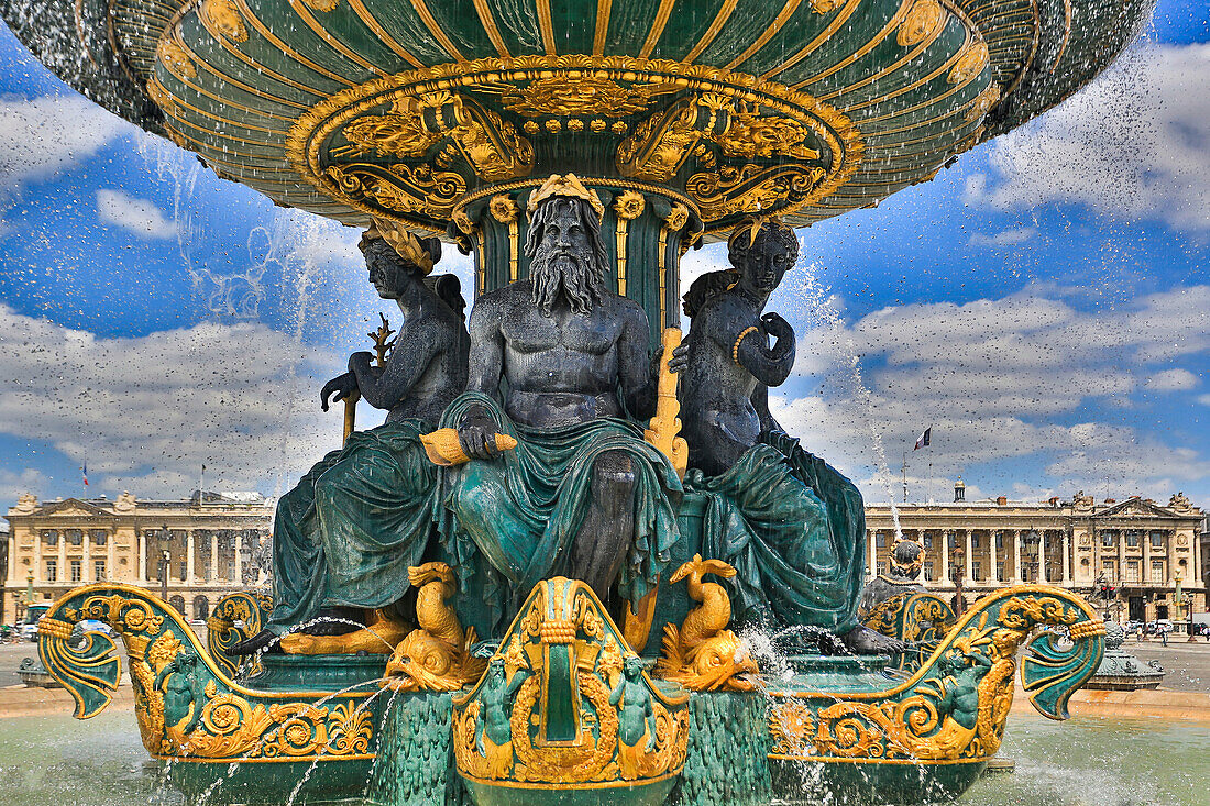 France, Europe, travel, Paris, City, Concorde, Square, Place de la Concorde, Fountain, Mars, Luxor, Obelisk, architecture, art, downtown, golden, tourism, water. France, Europe, travel, Paris, City, Concorde, Square, Place de la Concorde, Fountain, Mars, 