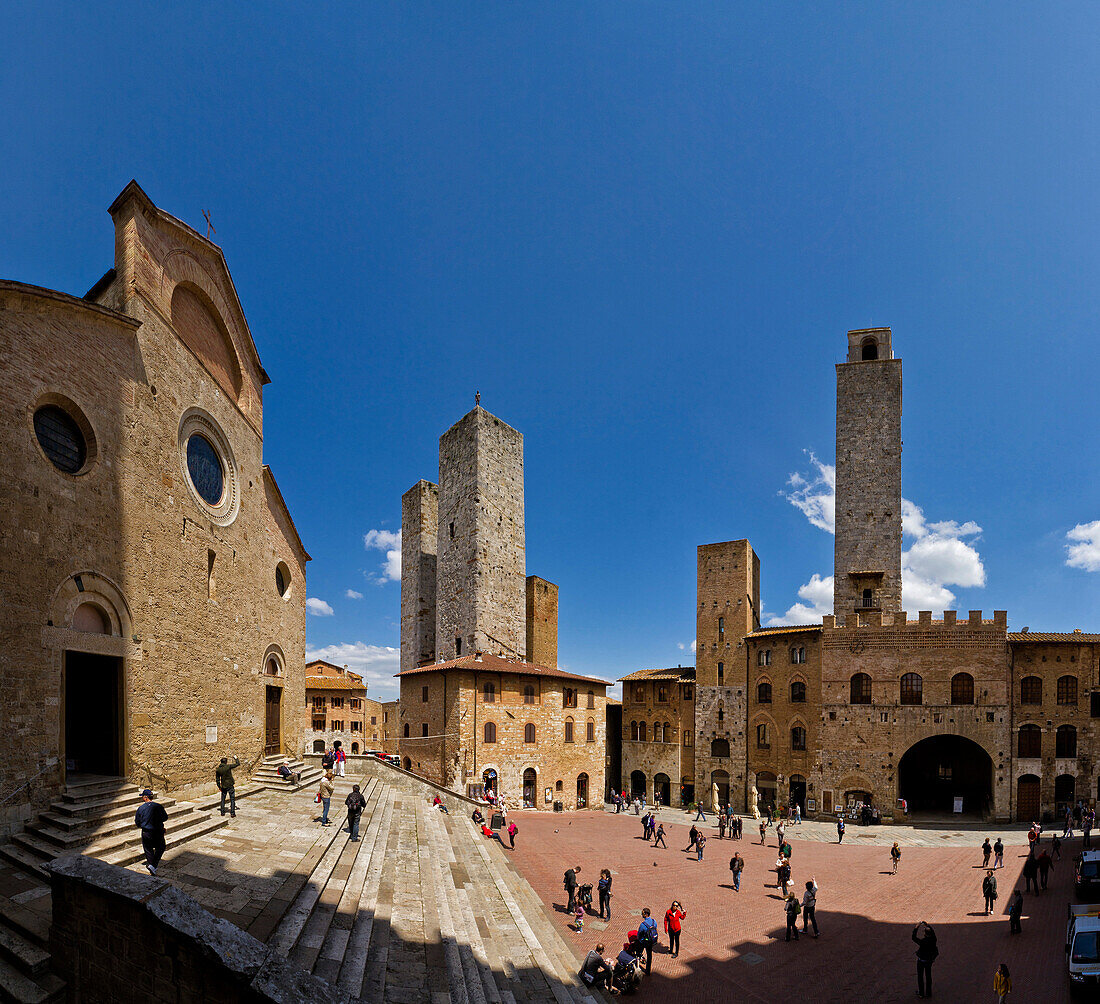 San Gimignano, Italy, Europe, Tuscany, Toscana, place, houses, homes, towers, rooks, Old Town. San Gimignano, Italy, Europe, Tuscany, Toscana, place, houses, homes, towers, rooks, Old Town