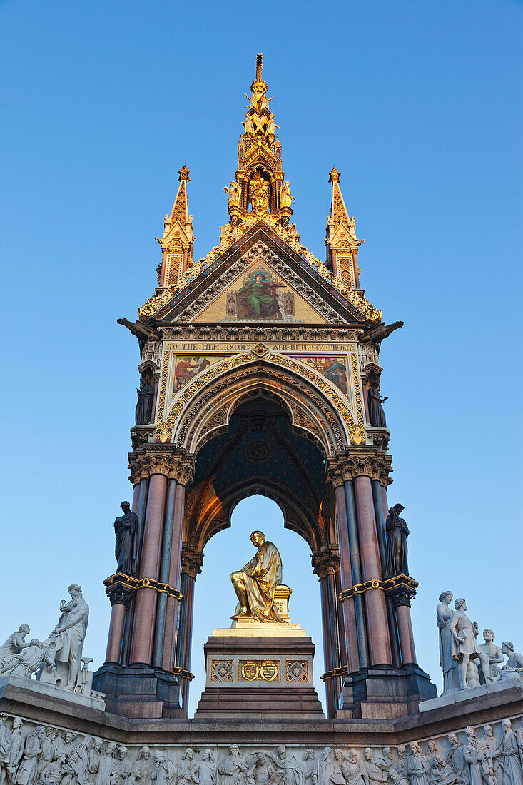 UK, United Kingdom, Great Britain, Britain, England, Europe, London, Kensington, Albert, Memorial, Prince Albert. UK, United Kingdom, Great Britain, Britain, England, Europe, London, Kensington, Albert, Memorial, Prince Albert