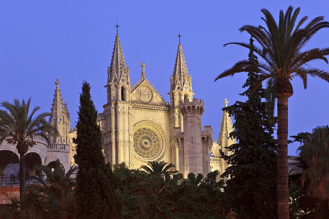 Cathedral of Mallorca, XIII century to century XX, Palma, Majorca, Balearic Islands, Spain